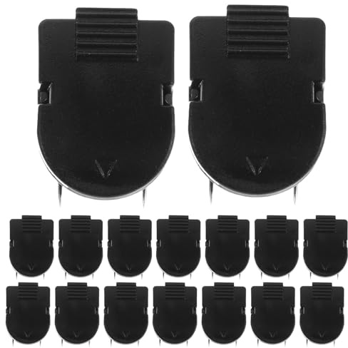 Veemoon Pinces à Tissu pour Cloisons de Bureau en Plastique et Métal, Design à Forte Prise, Lot de 25 Clips Amovibles pour Espaces de Travail et Bureaux