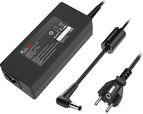 VOLTISTAR® - Cargador 19V 4.74A 90W para portátil Toshiba Satellite A100 A200 L600 L650 L750 L850 ASUS A53 A53BR A53E A53SJ Packard Bell EasyNote MH36 MH45 ADP-90SB PA3714U-1ACA PA3714U 5.5x2.5mm