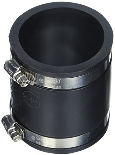 Aquaforte Flexible Sleeve 2 ½/75 mm Clamping Range 63 – 57 mm – Black, 9.8 x 8.9 x 10 cm