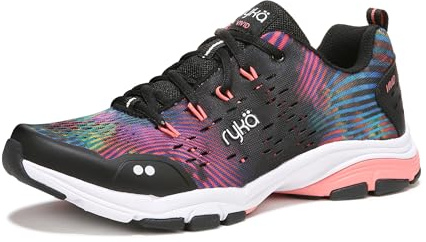 Ryka Women's Vivid RZX Sneaker, Black Tie Dye, 4.5 UK