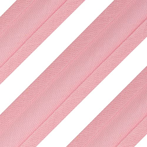 Realm Bias Binding Tape, Cotton, 1 Inch / 25mm - 5 Metres (Pink)