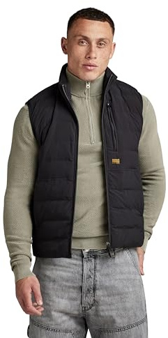 G-STAR Chaleco Foundation Liner para Hombre, Negro (dk black D24277-D518-6484), S