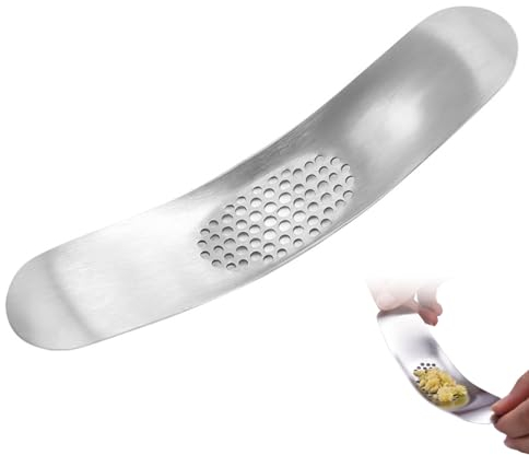 RDNKVB Knoblauchmühle, Edelstahl Rostfrei Knoblauchpresse zur Herstellung von Knoblauch Werkzeuge Knoblauchpresse