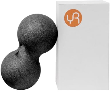RYTMAT Double balle pour fascia, dos, colonne vertébrale, épaules, auto-massage, pour relâchement myofascial, thérapie des points de déclenchement, entraînement des fascias, balles pour cou, pieds,