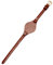 Uhrenarmband Damen-Uhrenarmband aus Leder, kompatibel mit Fossil ES3077 ES2830 ES3262 ES3060, modisches Zubehör im neuen Stil, 8 mm(Brown-gold)