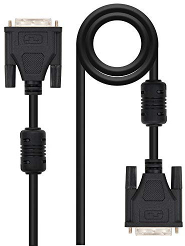 Brightium Cavo DVI Single Link 18+1, M-M, 5,0 m per trasmissione video digitale di alta qualità su computer e monitor.