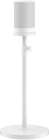 notiela Soporte de suelo estable para altavoces Sonos Move & Move 2 – Base blanca con clips para cables, fácil de montar, resistente soporte para altavoces Sonos Move