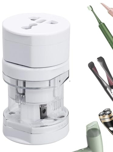 Adaptateur De Voyage - Adaptateur de Protection Contre Les Surtensions Portable | Accessoires De Voyage, Prise De Conversion avec Protection Contre Les Surtensions pour Les Petits Appareils