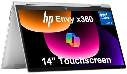 HP Envy x360 2-in-1 Touchscreen Laptop (16 FHD+, Intel 12-Core Ultra 7 155U (> i7-13700H), 16GB RAM, 2TB SSD) for Creator, Designer, Photographer, 5MP IR camera, Backlit, Win 11 Pro, 2025 AI PC