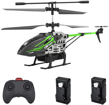 KBIBCK Helicóptero teledirigido, helicóptero teledirigido, 2,4 G RC helicóptero con luz LED, 3,5 canales, giroscopio y altura fija, mini helicóptero regalos de cumpleaños para niños a partir de 6 años