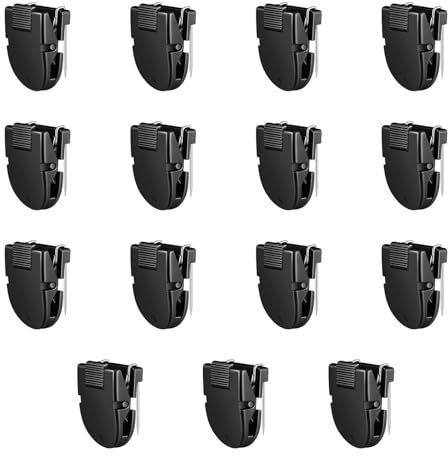 Lot de 15 pinces murales pour panneau en tissu - Multifonctions - Pour le bureau, l'école, l'école, l'école - Clips de panneau élastiques pour l'école
