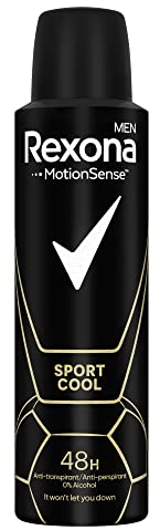 Rexona Men MotionSense Deo Spray Sport Cool - Anti-Transpirant mit 48 Stunden Schutz gegen starkes Schwitzen und Körpergeruch - 150 ml (1er-Pack)