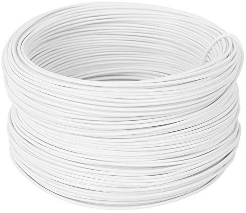 Cravate De Fil De Ligature D'arbre Galvanisée De 100 M, Fourche De Plante De Branche De Raisin Fait Main Blanc Galvanisé Cravate De Protection Solide Et De 0,55 Mm Pour Le Support D'arbre De Plante