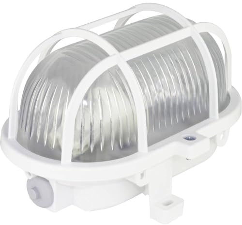 REV Ovalleuchte KST.LED 5W weiß Feuchtraumleuchte LED E27 5 W Warmweiß Weiß