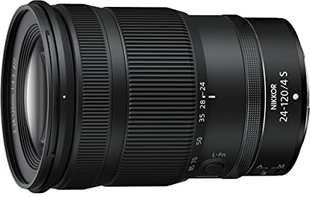 Nikon NIKKOR Z 24-120 F/4 S, TeleObiettivo Ampia Lunghezza Focale, Grande Versatilità, Trattameno Arneo, Qualità S-Line, Messa a Fuoco Multipla, nero [Nital V.I.P.: 6 anni di garanzia]