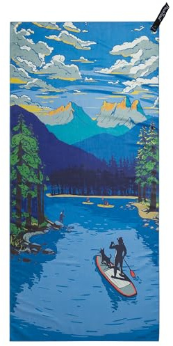 PackTowl Personal Ultralight Microfiber Camping and Travel Towel, Daydream Print, Body