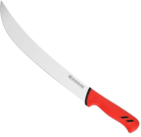 YOUSUNLONG Rompiendo Carnicero Cuchillo - Cuchillo Carnicero 255mm - Cuchillos Cimiter - Hoja de acero al molibdeno con alto contenido en carbono - Mango de Santoprene