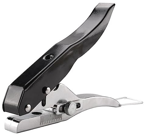 Shovelmty Stanzwerkzeug 8MM Loch Kantenband Stanzzange Schraubenloch Hut Holzbearbeitungswerkzeug Leder Locher Verstecktes Loch