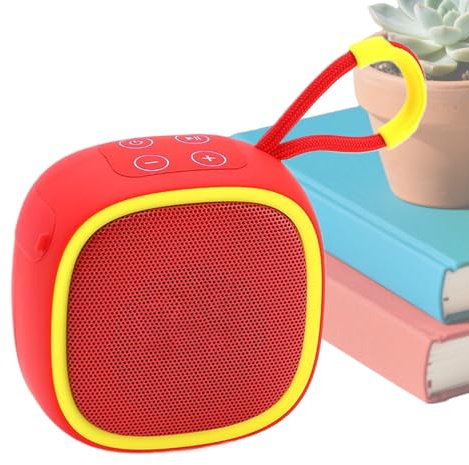 Niesel Haut-parleurs sans fil portables, hauts de voyage compacts avec poignée, gadgets électroniques avec son stéréo, gadgets technologiques légers pour l'écoute dans la salle de bain et la cuisine