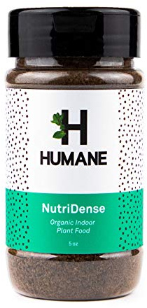 Humane Plant Food Indoor House Plants, All-Purpose Organic Indoor Plant Fertilizer - NutriDense (5oz)