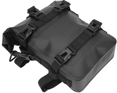 Alomejor Barre de Sécurité pour Moto - Sac Arrière Latéral 4L à Dégagement Rapide, Universel et Étanche