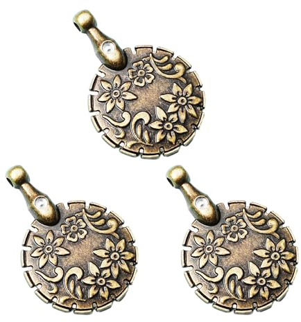 3 metallene kreisrunde Fadenabschneider, Fadenschneider im Vintage-Stil, Schneidewerkzeuge für Fäden, geeignet zum Schneiden von Stoffen, Nähen, Quilt-Herstellung, DIY-Handwerksarbeiten