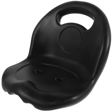 BESTonZON Asiento de Triciclo Infantil Ajustable Negro de Plástico