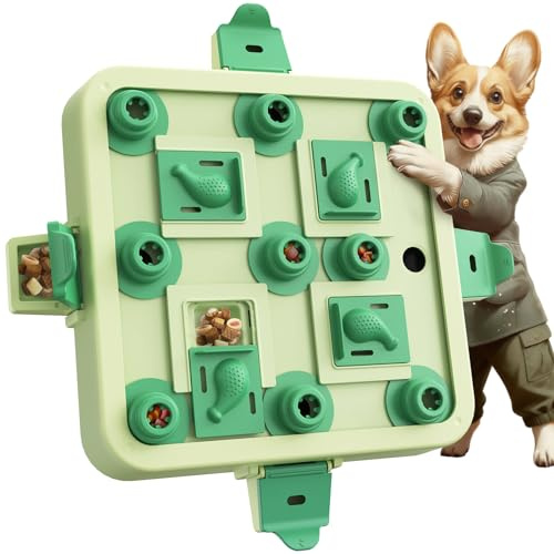 KADTC Jouet interactif pour Chien, Jeu de réflexion Stimulant l'intelligence, Distributeur de friandises Contre l'ennui pour Chiots et Chiens de Petite, Moyenne et Grande Taille