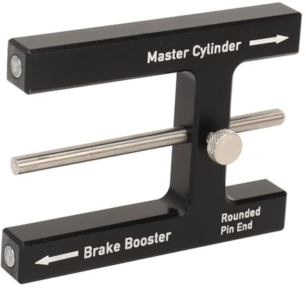 BONKZEBU Bromsjusteringsverktyg, Aluminiumlegering Bromsförstärkare, Mastercylinder Tryckstång för Bromsförstärkare med Justerbar Stift, Justerbart Bromsförstärkningsverktyg,