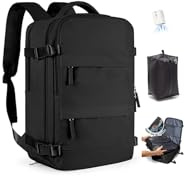 SZLX Sac à Dos Sous Vide Bagage à Main Pour Femmes, Sac à Dos Airbag Avec Système De Vide Pour Le Voyage, Ryanair Travel Ruscksack Taille Cabine Avec Pompe étanche Valise Sous Vide Pour Homme