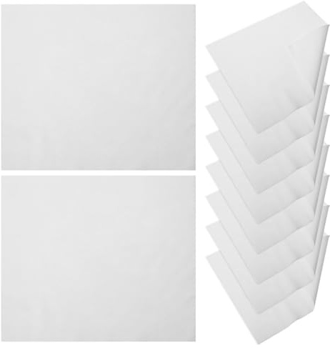 SILENRADAWN Filtri Aspiratore Unghie Tessuto Non Tessuto 30 Fogli 9.84X7.87 CM Ricambio per Collettore e Pedicure Saloni di Bellezza