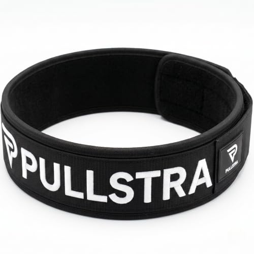 PULLSTRA Ceinture Musculation Ultra Résistante – Ceinture de Musculation Homme & Femme, Maintien Lombaire Renforcé, Accessoire Fitness & Muscu, Design Confortable et Durable (L)