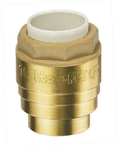 ITAP-FIT -IT625C000015- Messing-Steckverbinder Endstück für Cu-Rohr Ø 15 mm - DVGW