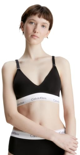 Calvin Klein Women Maternity Bra Non-Wired, Multicolor (Black), M
