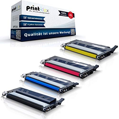 4X Print-Klex Tonerkartuschen kompatibel für HP Color Laser MFP 179 FNG Color Laser MFP 179 fnw Color Laser MFP 179 fwg W2070A W2071A W2073A W2072A 117A 117 A BKCMY - Office Print Serie