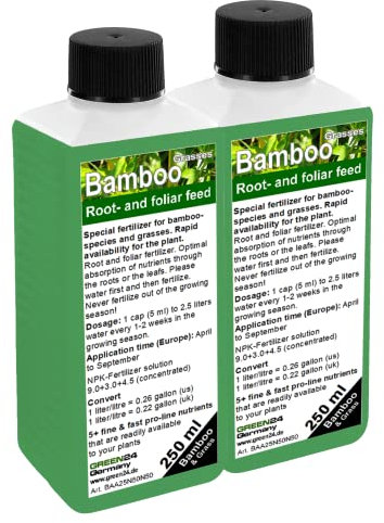 GREEN24 Engrais de bambou liquide Engrais HIGHTECH pour bambou et herbe 500ml