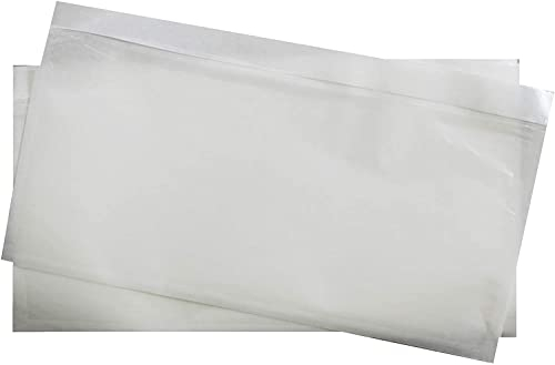 Netuno 50 transparente Lieferscheintaschen selbstklebend DIN lang 239x 131 mm Begleitpapiertaschen DL Dokumententaschen Rechnungstaschen für Lieferscheine Begleitpapiere Dokumente Rechnungen