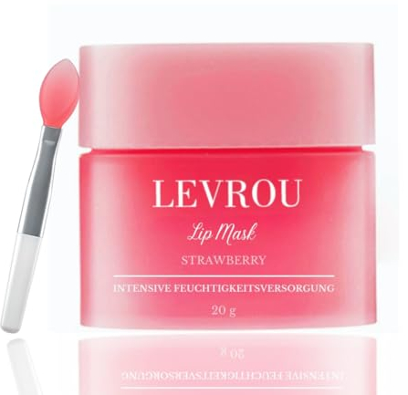 LEVROU Lippenmaske Lippenpflege für spröde Lippen Tag&Nacht Lip Sleeping Mask regeneriert die Lippen feuchtigkeitsspendend Intensivpflege