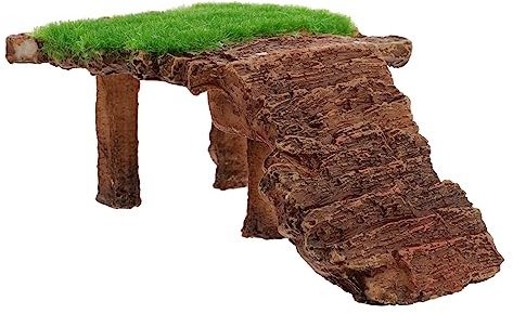 BESPORTBLE Turtle Terrace Turtle Tank Platform Turtle Accessories Crested Gecko Food Turtle Tank Rockery Heater Leopard Gecko Accessories Turtle Supplies Tortoise Resting Terrace Sponge Resin