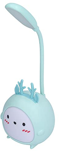 Nikou LED-Tischlampe in Tierform, USB-Aufladung, Augenschutz, Schreibtischleuchte für Schlafzimmer, Büro (Blau)