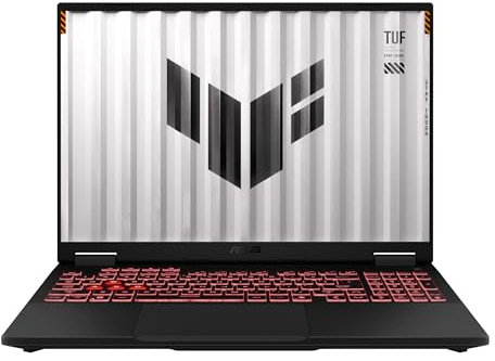 ASUS TUF Gaming A16 FA608UM-RV005 - Ordenador Portátil Gaming de 16 WUXGA 165Hz (AMD Ryzen 7 260, 32GB RAM, 1TB SSD, NVIDIA RTX 5060 8GB, Sin Sistema Operativo) Gris Jager - Teclado QWERTY español