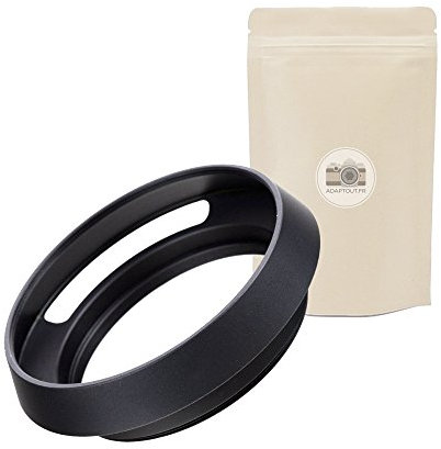 1x 55mm Parasol para Exteriores Negro de Metal para Lente 55 mm Parasol ventilado