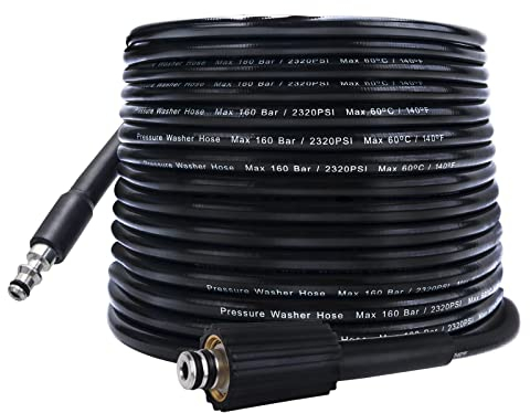 Bear Force manguera de repuesto para hidrolimpiadora 10 m * 160 bar, compatible con limpiadora de alta presión Lavor Wash Vax Sterwins Parkside