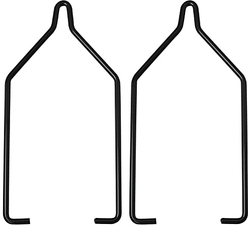 MEETOOT 2 soportes de fijación para lámpara de reptil, soporte de lámpara doble, lámparas de reptil para luz de calefacción de terrario de cristal de reptiles, NJ-14