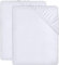 Utopia Bedding Fitted Sheet Single (2 Pack), White - Deep Pocket 14 inch (35 cm) - Oeko Tex Certified - Easy Care - Soft Brushed Microfibre Fabric - Shrinkage and Fade Resistant - Bottom Sheet