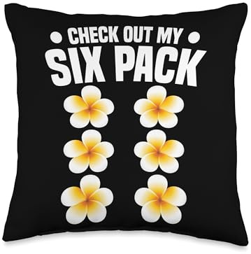 Plumeria Gardener Tool Plumeria Seeds for Planting Plumerias Throw Pillow