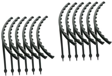 Toyvian 2 Set Piante Rampicanti per Fioriere E Giardinaggio Struttura E Riutilizzabile Facile da Installare per Cetrioli E Piante Materiale Sana 6 Pezzi * 2