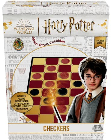 GOLIATH Harry Potter Dama, Gioco da Tavolo per Bambini e Bambine dai sei anni in su, Gioco Classico Harry Potter, Multicolore