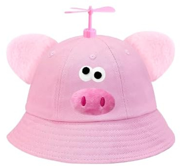 SIEBOLD Casquette à Hélice,Hélicoptère Casquette,Chapeau Piggy intéressant,pour Cosplay Costume Party Supplies Halloween Party Favors