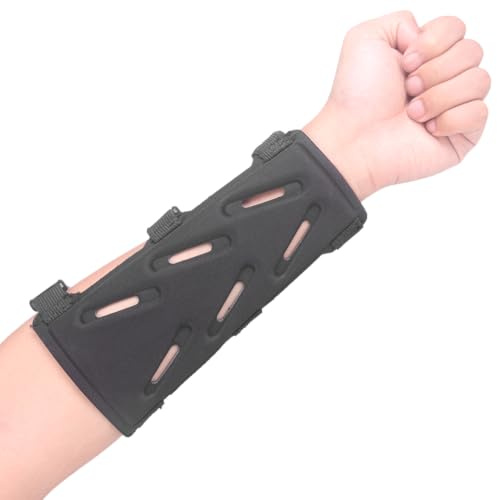 MAGARROW Protection des avant-bras pour tir à l'arc - Légère - Avec 3 sangles à boucle réglables (22,3 cm)